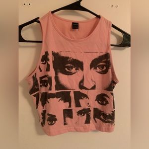 Pink crop top